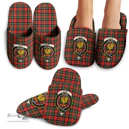 Scottish Lyle Clan Family Crest Tartan House Slippers