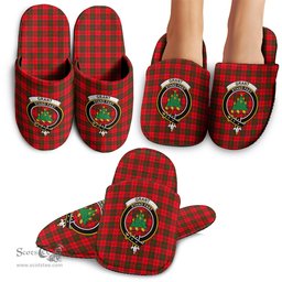 Scottish Grant Modern Clan Family Crest Tartan House Slippers