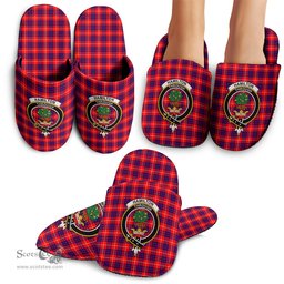 Scottish Hamilton Modern Clan Family Crest Tartan House Slippers
