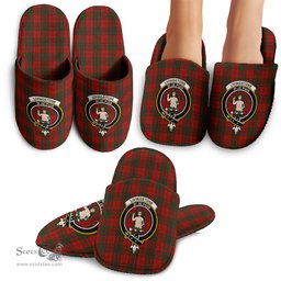 Scottish Livingston Clan Family Crest Tartan House Slippers