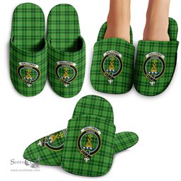 Scottish Galloway Clan Family Crest Tartan House Slippers