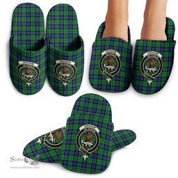 Scottish Graham of Menteith Modern Clan Family Crest Tartan House Slippers