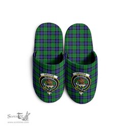 Scottish Graham of Menteith Modern Clan Family Crest Tartan House Slippers