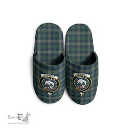 Scottish Kennedy Modern Clan Family Crest Tartan House Slippers