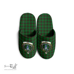 Scottish Ged Clan Family Crest Tartan House Slippers
