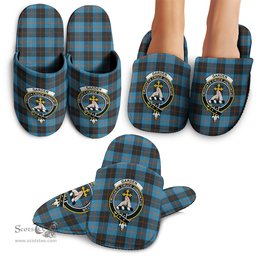 Scottish Garden Clan Family Crest Tartan House Slippers
