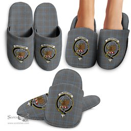 Scottish Gladstone Clan Family Crest Tartan House Slippers