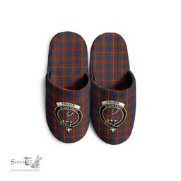 Scottish Fraser of Lovat Clan Family Crest Tartan House Slippers