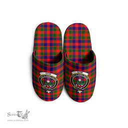Scottish Gow of Skeoch Clan Family Crest Tartan House Slippers