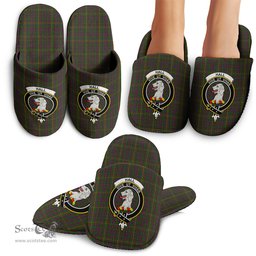 Scottish Hall Clan Family Crest Tartan House Slippers