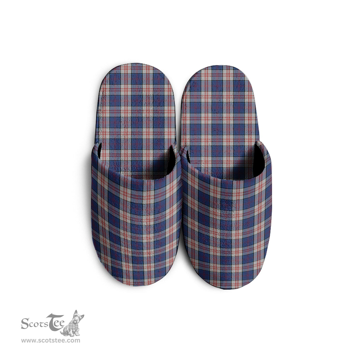 Scottish Stewart of Appin Hunting Dress Clan Tartan House Slippers
