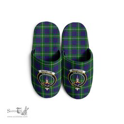 Scottish MacIntyre Hunting Modern Clan Family Crest Tartan House Slippers