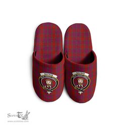 Scottish MacNab Old Clan Family Crest Tartan House Slippers