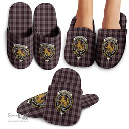 Scottish MacPherson Hunting Clan Family Crest Tartan House Slippers
