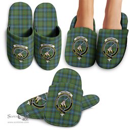 Scottish MacMillan Hunting Ancient Clan Family Crest Tartan House Slippers