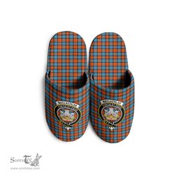Scottish MacLachlan Ancient Clan Family Crest Tartan House Slippers
