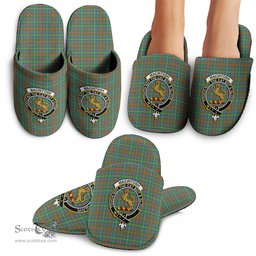 Scottish MacIntosh Hunting Ancient Clan Family Crest Tartan House Slippers
