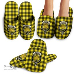 Scottish MacLeod of Lewis Modern Clan Family Crest Tartan House Slippers