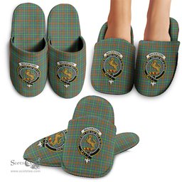 Scottish MacKintosh Hunting Ancient Clan Family Crest Tartan House Slippers