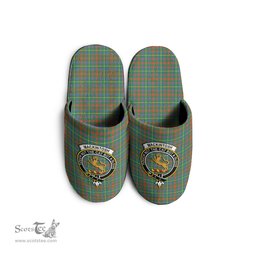 Scottish MacKintosh Hunting Ancient Clan Family Crest Tartan House Slippers