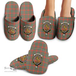 Scottish MacIntosh Ancient Clan Family Crest Tartan House Slippers
