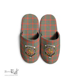 Scottish MacIntosh Ancient Clan Family Crest Tartan House Slippers