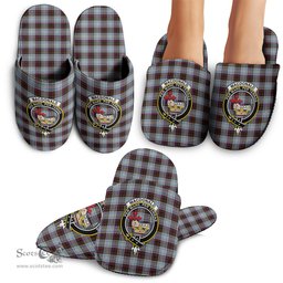 Scottish MacDonald Dress Ancient Clan Family Crest Tartan House Slippers
