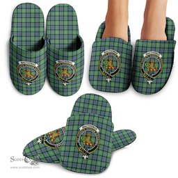 Scottish MacThomas Ancient Clan Family Crest Tartan House Slippers