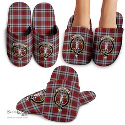 Scottish MacCulloch Dress Clan Family Crest Tartan House Slippers