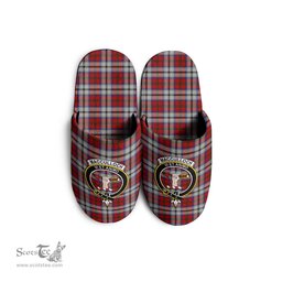 Scottish MacCulloch Dress Clan Family Crest Tartan House Slippers