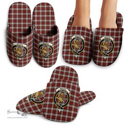 Scottish MacFie Dress Clan Family Crest Tartan House Slippers