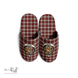Scottish MacFie Dress Clan Family Crest Tartan House Slippers