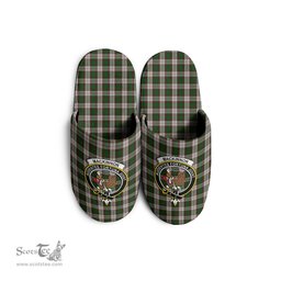 Scottish MacKinnon Dress Clan Family Crest Tartan House Slippers