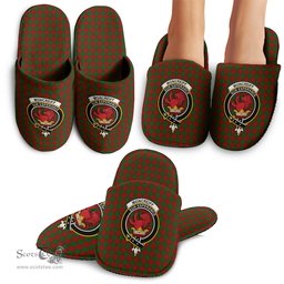 Scottish Moncrieff Clan Family Crest Tartan House Slippers