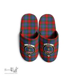 Scottish Mar Clan Family Crest Tartan House Slippers