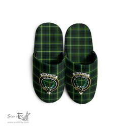 Scottish MacArthur Modern Clan Family Crest Tartan House Slippers