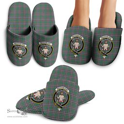 Scottish MacFarlane Hunting Ancient Clan Family Crest Tartan House Slippers