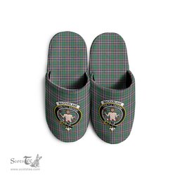 Scottish MacFarlane Hunting Ancient Clan Family Crest Tartan House Slippers
