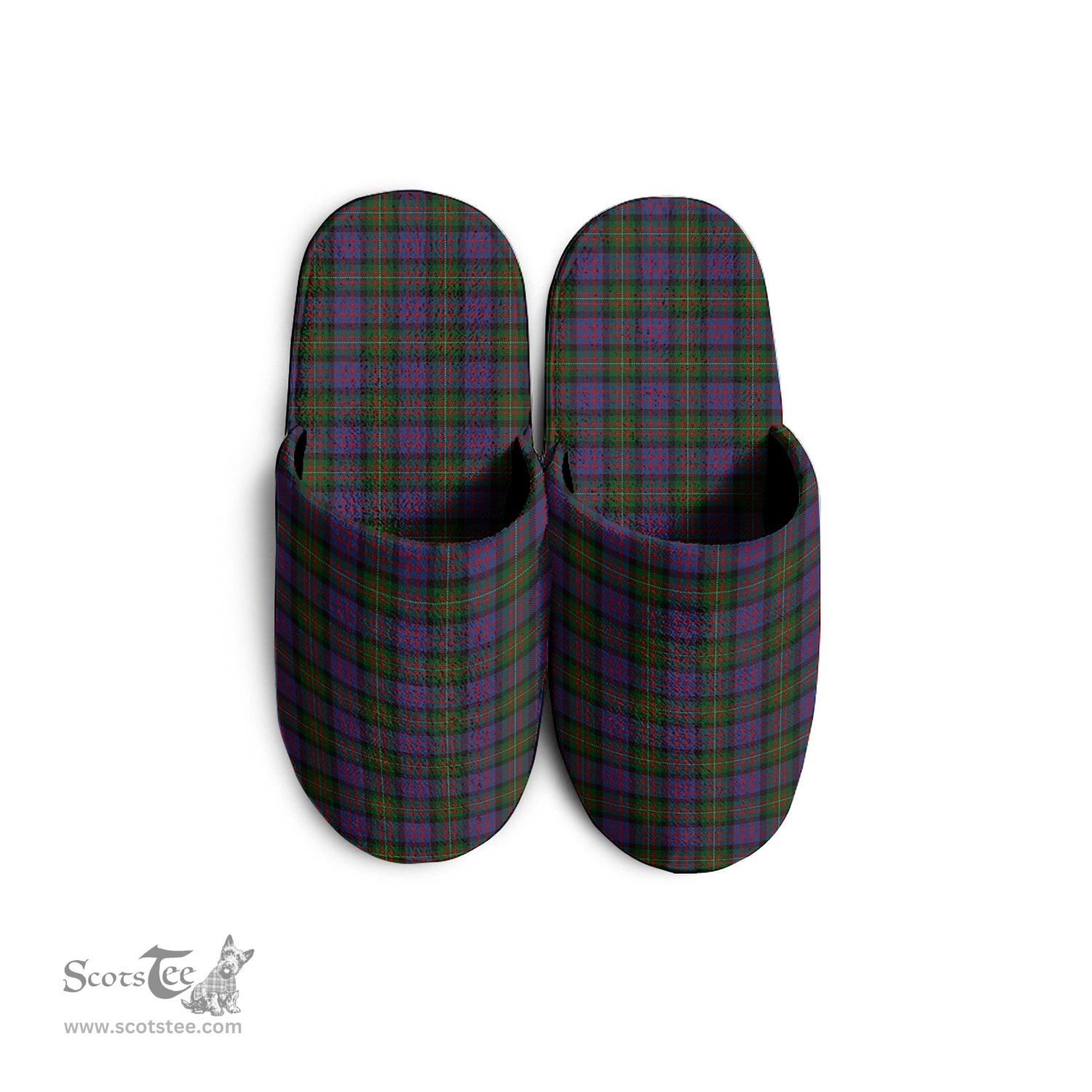 Scottish MacDonell of Glengarry Clan Tartan House Slippers