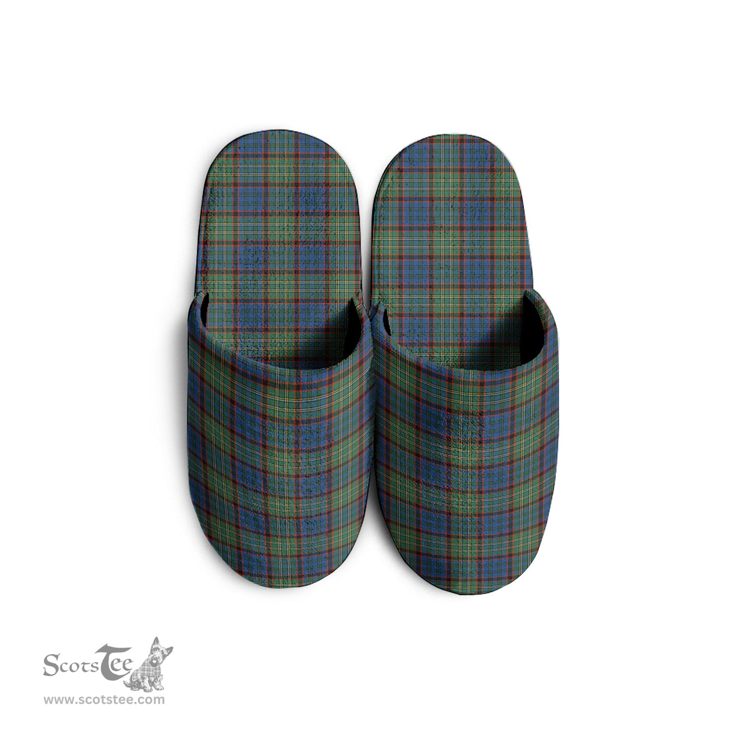 Scottish Nicolson Hunting Ancient Clan Tartan House Slippers