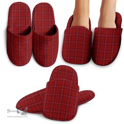 Scottish Rose of Kilravock Clan Tartan House Slippers