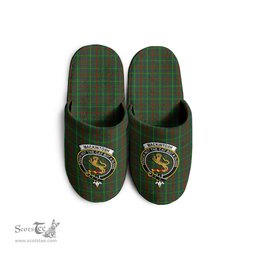 Scottish MacKintosh Hunting Clan Family Crest Tartan House Slippers