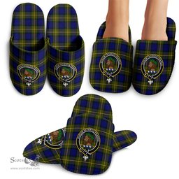 Scottish Moore Clan Family Crest Tartan House Slippers