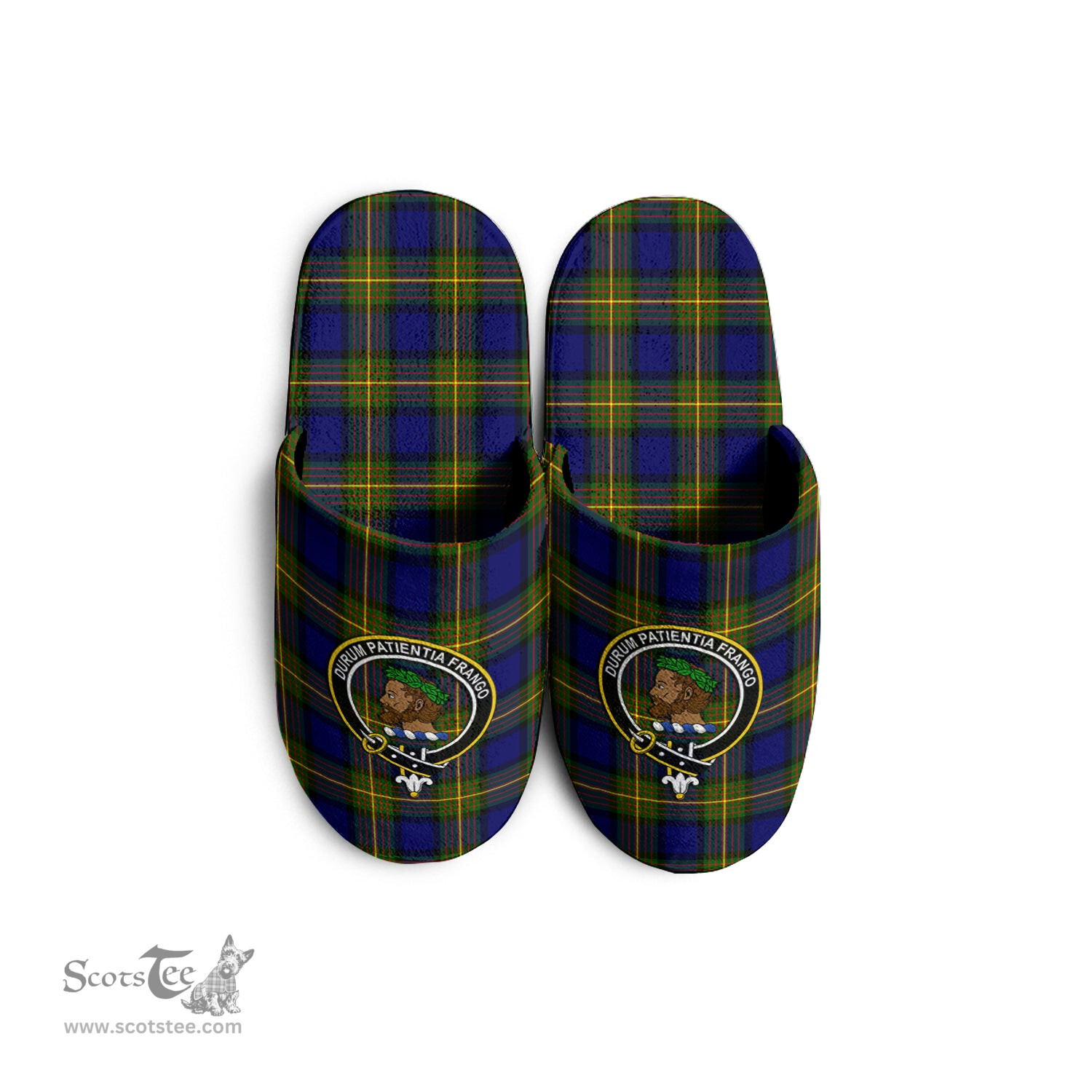 Scottish Moore Clan Family Crest Tartan House Slippers