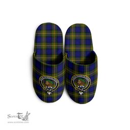 Scottish Moore Clan Family Crest Tartan House Slippers