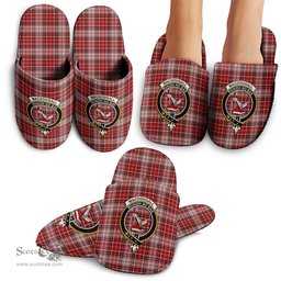 Scottish MacDougall Dress Clan Family Crest Tartan House Slippers