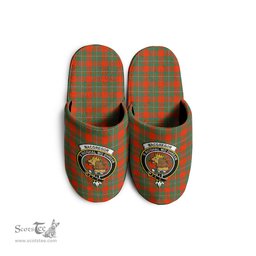 Scottish MacGregor Ancient Clan Family Crest Tartan House Slippers