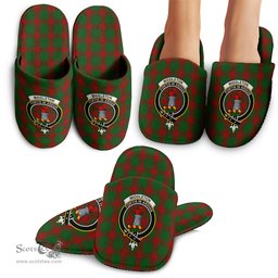 Scottish Middleton Clan Family Crest Tartan House Slippers