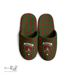 Scottish Middleton Clan Family Crest Tartan House Slippers
