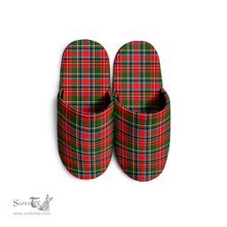 Scottish Stewart Royal Clan Tartan House Slippers